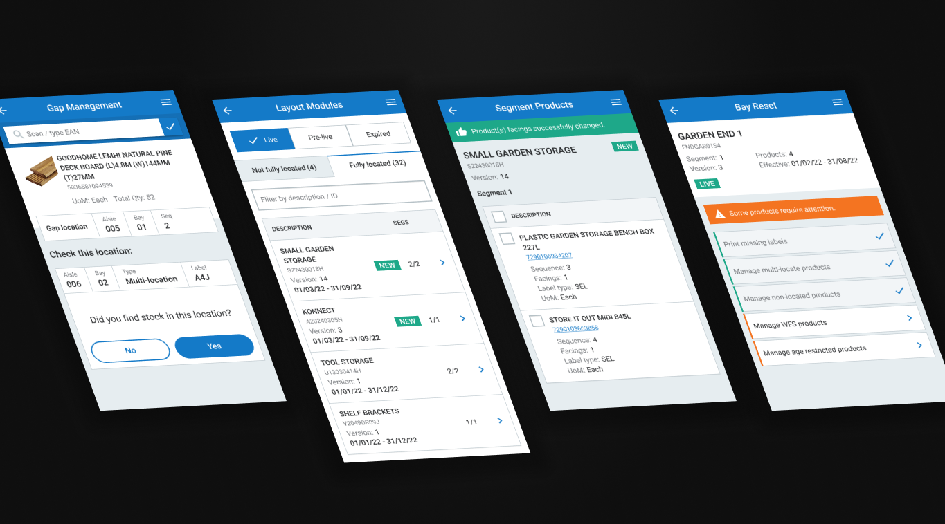 A screen showing a representation of a UI audit, comparing all instances of a component
